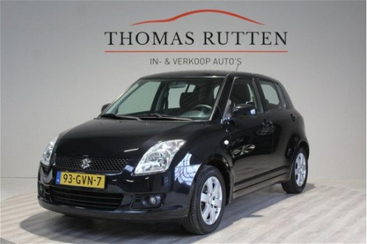 Suzuki Swift - 1.3 Shogun 2008/ NAP/ Airco/ Elek ramen + Spiegels/ Radio CD/ LM/ CV/ Onderhoudsboekj - 1