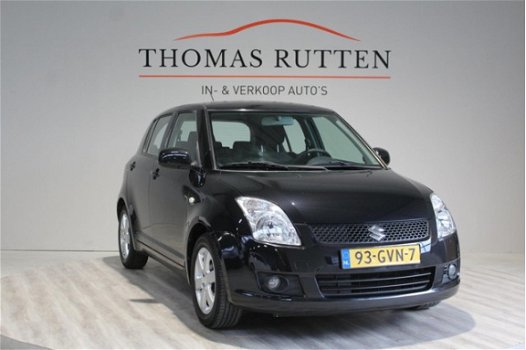 Suzuki Swift - 1.3 Shogun 2008/ NAP/ Airco/ Elek ramen + Spiegels/ Radio CD/ LM/ CV/ Onderhoudsboekj - 1