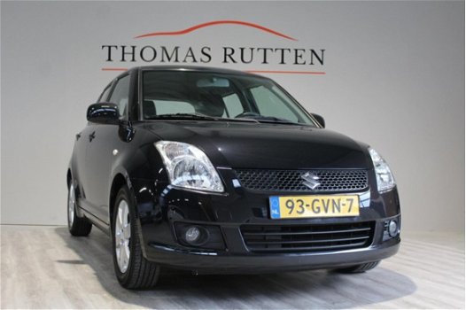 Suzuki Swift - 1.3 Shogun 2008/ NAP/ Airco/ Elek ramen + Spiegels/ Radio CD/ LM/ CV/ Onderhoudsboekj - 1