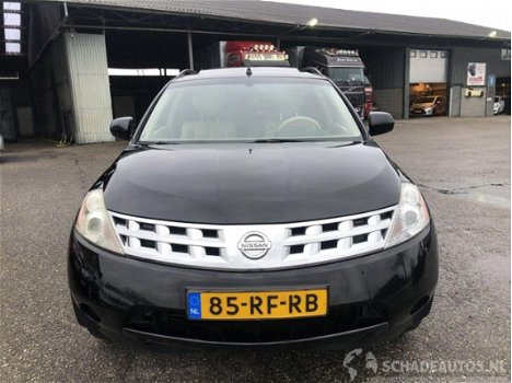 Nissan Murano - 3.5 v6 aut 234pk 4x4 4wd - xenon - navi - camera - schuifdak elektr - leer - bose so - 1