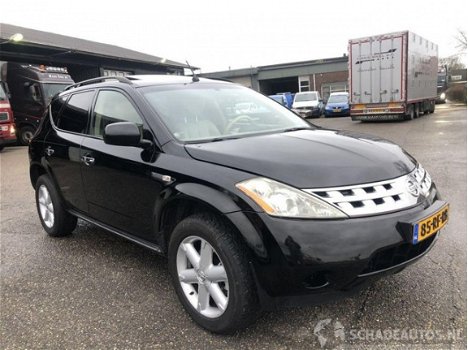 Nissan Murano - 3.5 v6 aut 234pk 4x4 4wd - xenon - navi - camera - schuifdak elektr - leer - bose so - 1