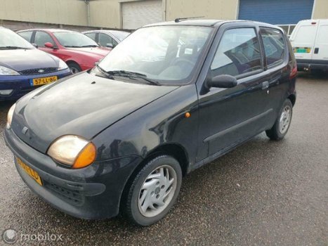 Fiat Seicento - 1.1 SPI 1999 Zwart ST BEKR APK OKT 2020 1.1 SPI 1999 Zwart ST BEKR APK OKT 2020 - 1