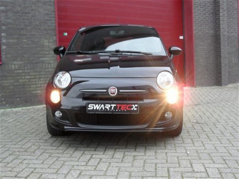 Fiat 500 - 1.4-16V Sport 100PK, Leder, Clima, Navi, Blue&Me, USB, Aux - 1