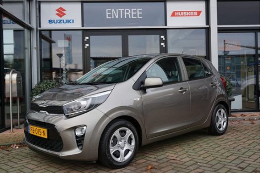 Kia Picanto - 1.0 CVVT DynamicPlusLine Climate controle, LED, Lederen stuurwiel - 1