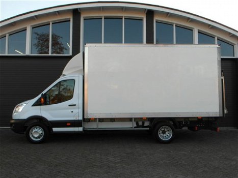 Ford Transit - 350 2.0 TDCI 96kw bakwagen/meubelbak L4 airco laadklep dubbel lucht - 1