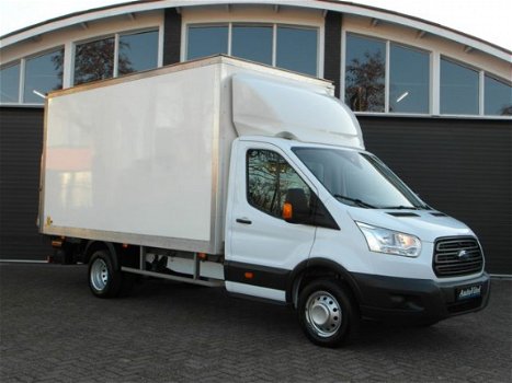 Ford Transit - 350 2.0 TDCI 96kw bakwagen/meubelbak L4 airco laadklep dubbel lucht - 1