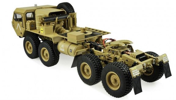 RC U.S. Militär Truck 8x8 1:12 trekvoertuig zandkleur 22390 - 6