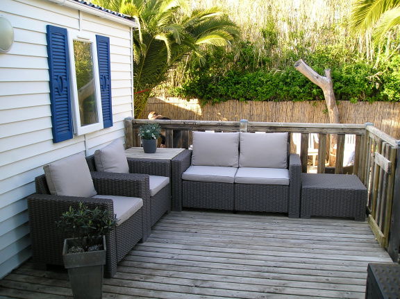 MOBILHOME ZUID FRANKRIJK PLAGE PAMPELON Ramatuelle - Afbeelding 3