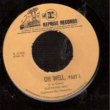 Fleetwood Mac -Oh Well (Part 1) _ Oh Well (Part 2) - 1969 - 1