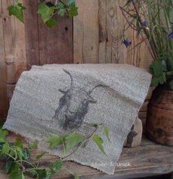 0216 SH Shabby doek geit