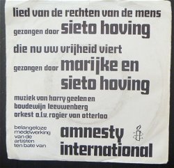 Sieto Hoving - Lied van de rechten van de mens - single 7"