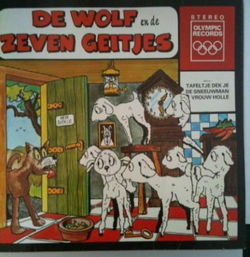De wolf en de zeven geitjes - kinderLP - Staartjes, Jansen,