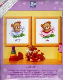 VERVACO BORDUURPAKKET (GEBOORTE) OLIVER /LILY J/M