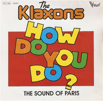 singel Klaxons - How do you do? / The sound of Paris - 1