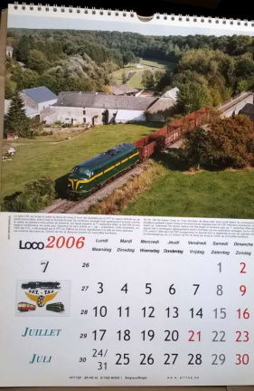Kalender LOCO - Spoorwegen 2006 - Afbeelding 3