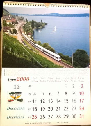 Kalender LOCO - Spoorwegen 2006 - Afbeelding 5