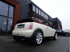 Mini Mini Cabrio - 1.6 One Sidewalk 90pk/bruin leer/17"S/airco/topstaat