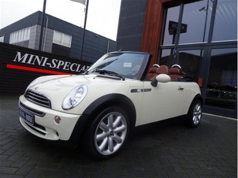 Mini Mini Cabrio - 1.6 One Sidewalk 90pk/bruin leer/17