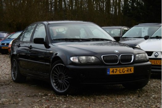 BMW 3-serie - 316i Black & Silver BJ2003 LEER/CRUISE/1JR APK - 1