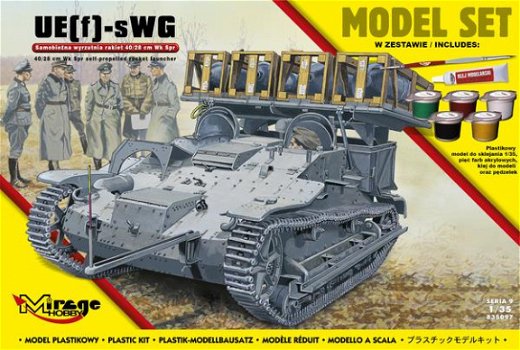 Bouwpakket Hobby Mirage schaal 1:35 Ue f s WG 835097 incl verf - 1