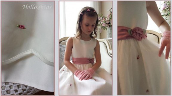 eenvoudig genie Geroosterd 104 Kinderfeestkleding bruidsmeisjesjurk trouwjurkje Annemijn