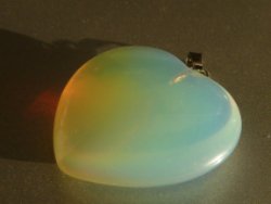 Hanger hartje Opaline