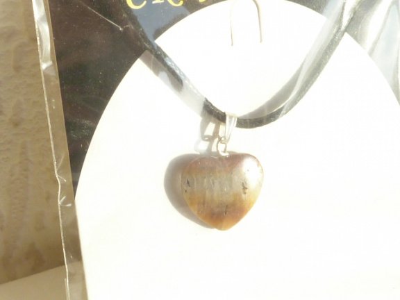 Hanger hartje agaat - Afbeelding 2