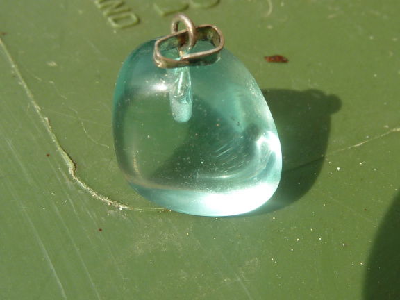 Hanger van blauwe obsidiaan - nr. 1