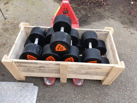 Faillissementsveiling Technogym Life Fitness dumbells enz - 4