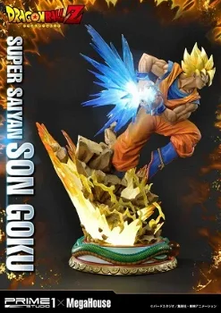 P1S - Dragon Ball Z Statue Super Saiyan Son Goku Deluxe - 1
