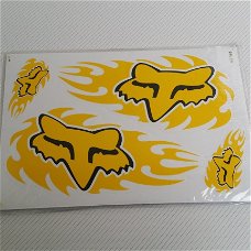 Sticker vel Fox Motorcross