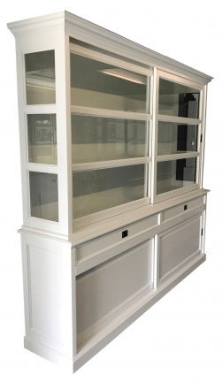 Buffetkast Montfoort wit - wit 240 x 50/40 x 220cm - nr. 1