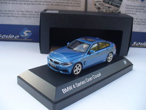 Kyosho 1/43 BMW 4 Serie Gran Coupe Blauw - 1