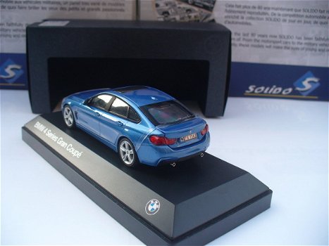 Kyosho 1/43 BMW 4 Serie Gran Coupe Blauw - 4
