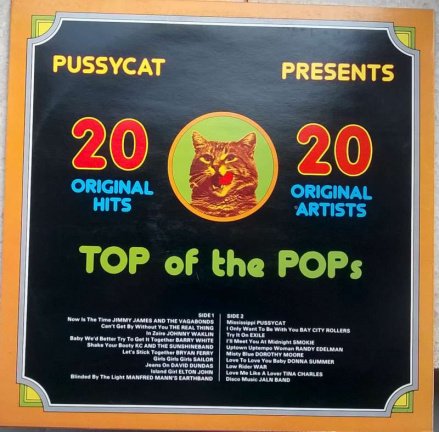 LP Pussycat presents 20 top of the pop's - Afbeelding 2
