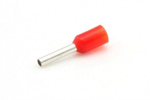 ADEREINDHULS 1,0 MM² ROOD - 1