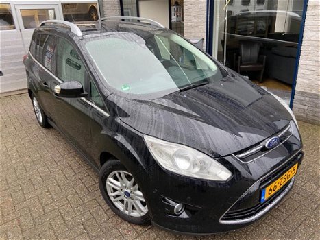 Ford Grand C-Max - 1.6 EcoBoost Titanium 150Pk/Vol Opties/Leer/Navi/Cruise/Panoramadak/Parkeersensor - 1