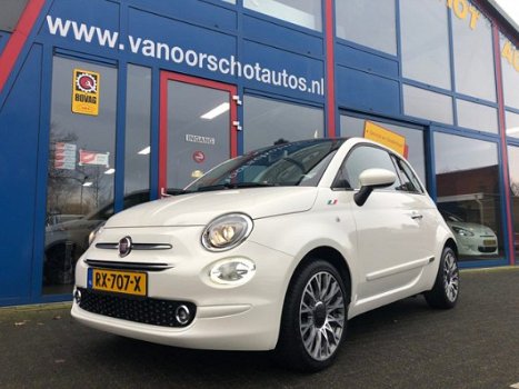 Fiat 500 C - 500c Cabriolet Automaat Navi Led Airco(ECC) bj2018 5556km - 1