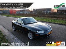 Mazda MX-5 - 1.8 SVT Sportive leder stoelverwarming airco hardtop british racing green rollbar