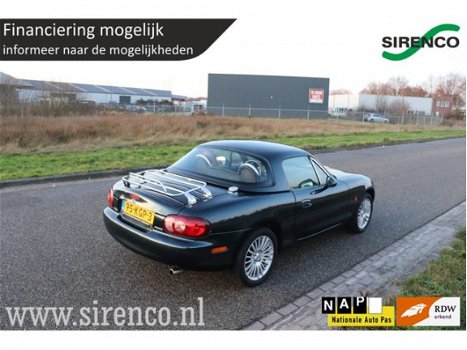 Mazda MX-5 - 1.8 SVT Sportive leder stoelverwarming airco hardtop british racing green rollbar - 1