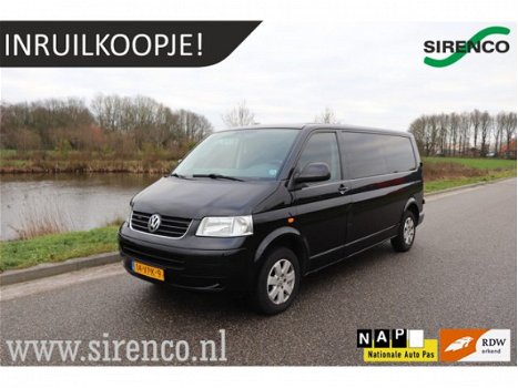 Volkswagen Transporter - 2.5 TDI 340 Trendline DC dubbele cabine trekhaak airco export marge bus net - 1