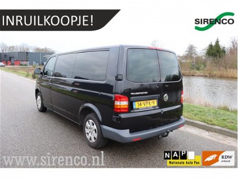 Volkswagen Transporter - 2.5 TDI 340 Trendline DC dubbele cabine trekhaak airco export marge bus net - 1