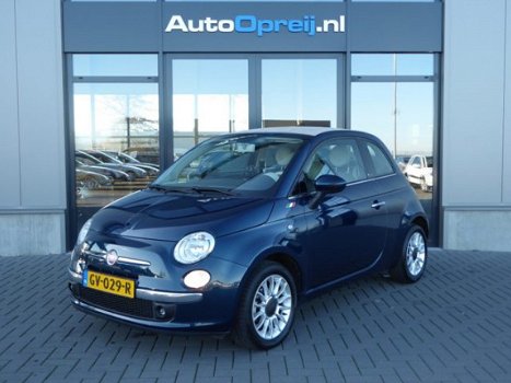 Fiat 500 C - 500c 1.2 Lounge Cabrio, Airco, NAVI, PDC achter - 1