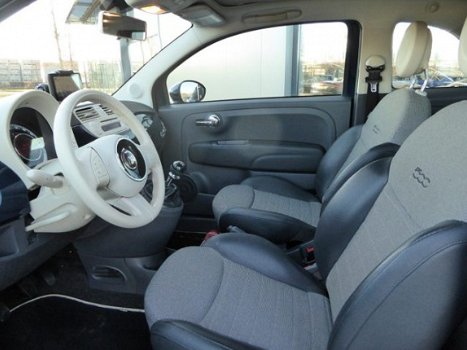 Fiat 500 C - 500c 1.2 Lounge Cabrio, Airco, NAVI, PDC achter - 1