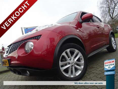 Nissan Juke - 1.6 TEKNA AUTOMAAT ECC/CRUISE/NAV/LEDER/LMV/TREKHAAK - 1