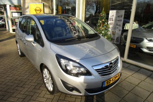 Opel Meriva - 1.4 TURBO AUTOM. NAVI/VOL LEER/DAK/17