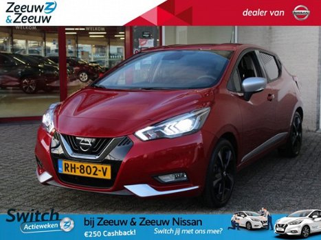 Nissan Micra - 1.0L Acenta EXTERIOR PACK | 17 INCH LMV | CAMERA + SENSOREN | NAVIGATIE | CRUISE | BL - 1