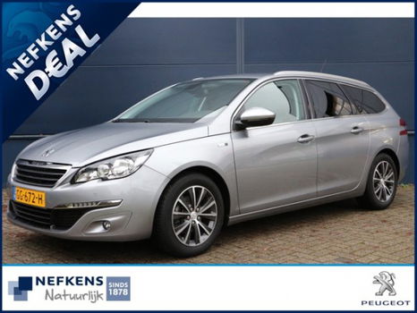 Peugeot 308 SW - 1.2 130 pk Style / Automaat / Navigatie / LM Velgen / Trekhaak / Parkeerhulp met Ca - 1