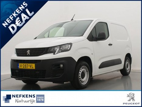 Peugeot Partner - 1.6 BlueHdi 100pk Premium 3-zits | Navigatie | Airco | Parkeersensoren | Cruise Co - 1