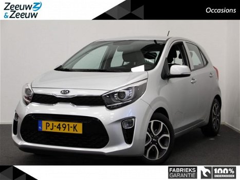 Kia Picanto - 1.0 CVVT First Edition *NAVIGATIE*ECC*CRUISE*LMV*CAMERA* FABRIEKSGARANTIE T/M 10-08-20 - 1